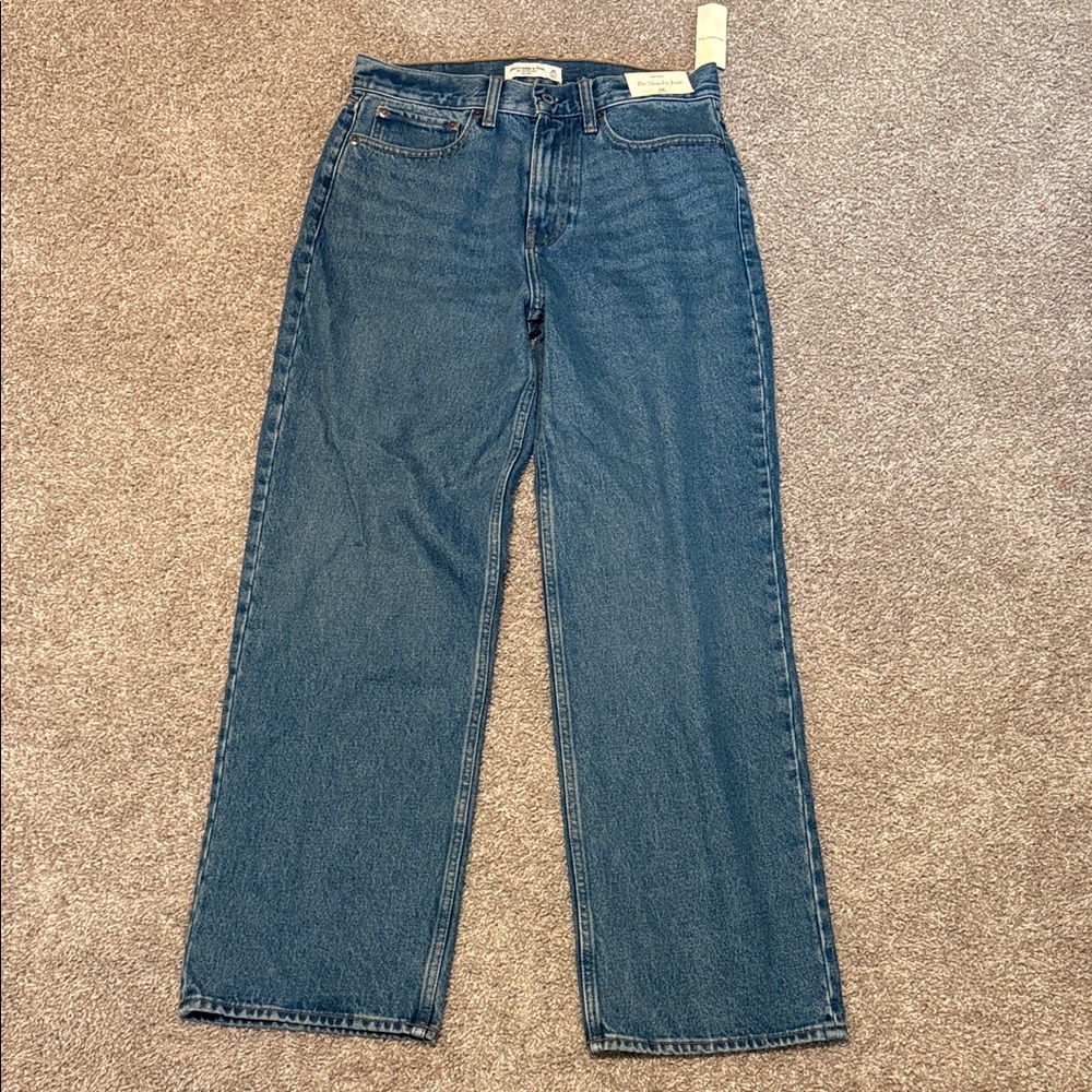 Abercrombie The Slouchy Jean Mid Rise
